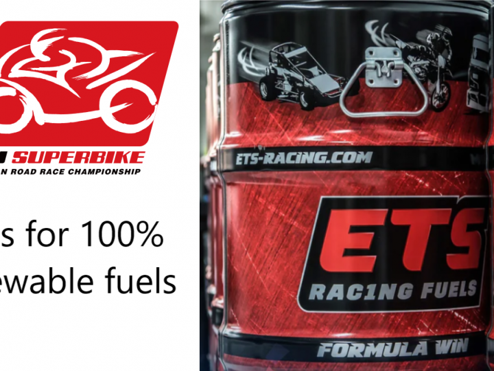 MFJ Superbike Championship becomes the first ever motorcycle event to use 100% renewable fuel innovated by ETS Racing Fuels